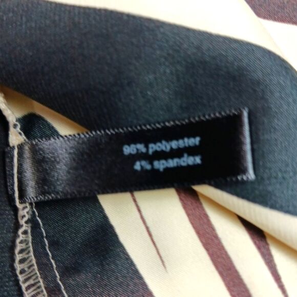 The Limited Shirkey Parwey Zebra Print Sleeveless Top Blouse Womans M Drape Neck - Picture 6 of 9